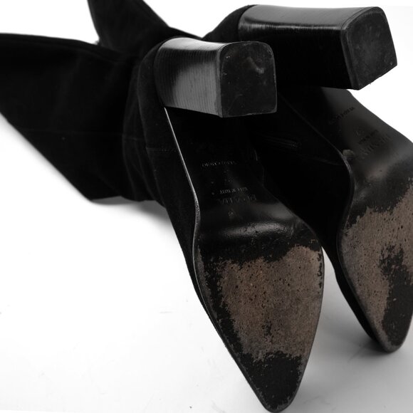 Prada Black Suede Boots size 37 - Picture 5 of 8